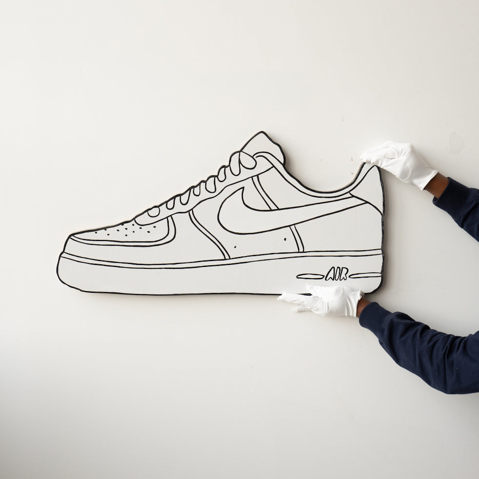 air force low sketch white