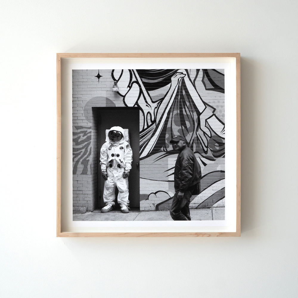 Spaceman in NY Andy Blank
